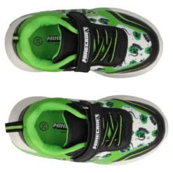 Sneakers Minecraft Verdi con Luci