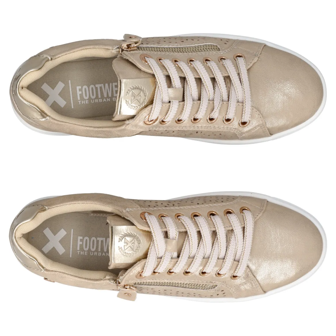 Sneakers Oro con Platform
