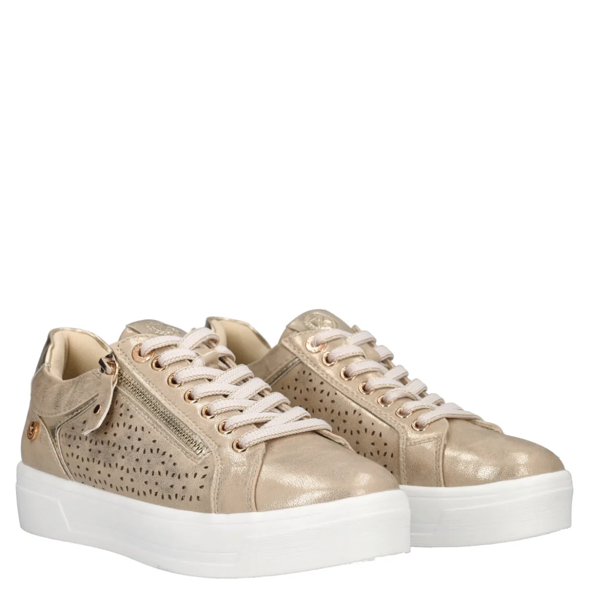 Sneakers Oro con Platform