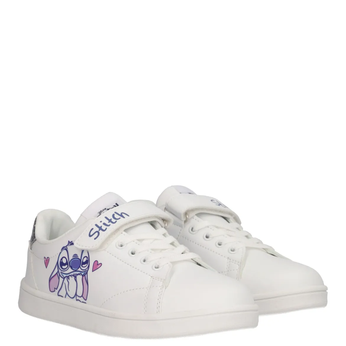 Sneakers Ragazze Bianche Stitch