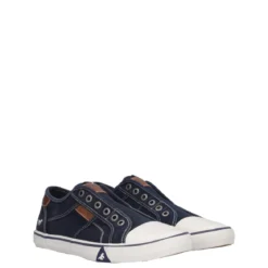 Sneakers Slip-on Uomo Blu Denim