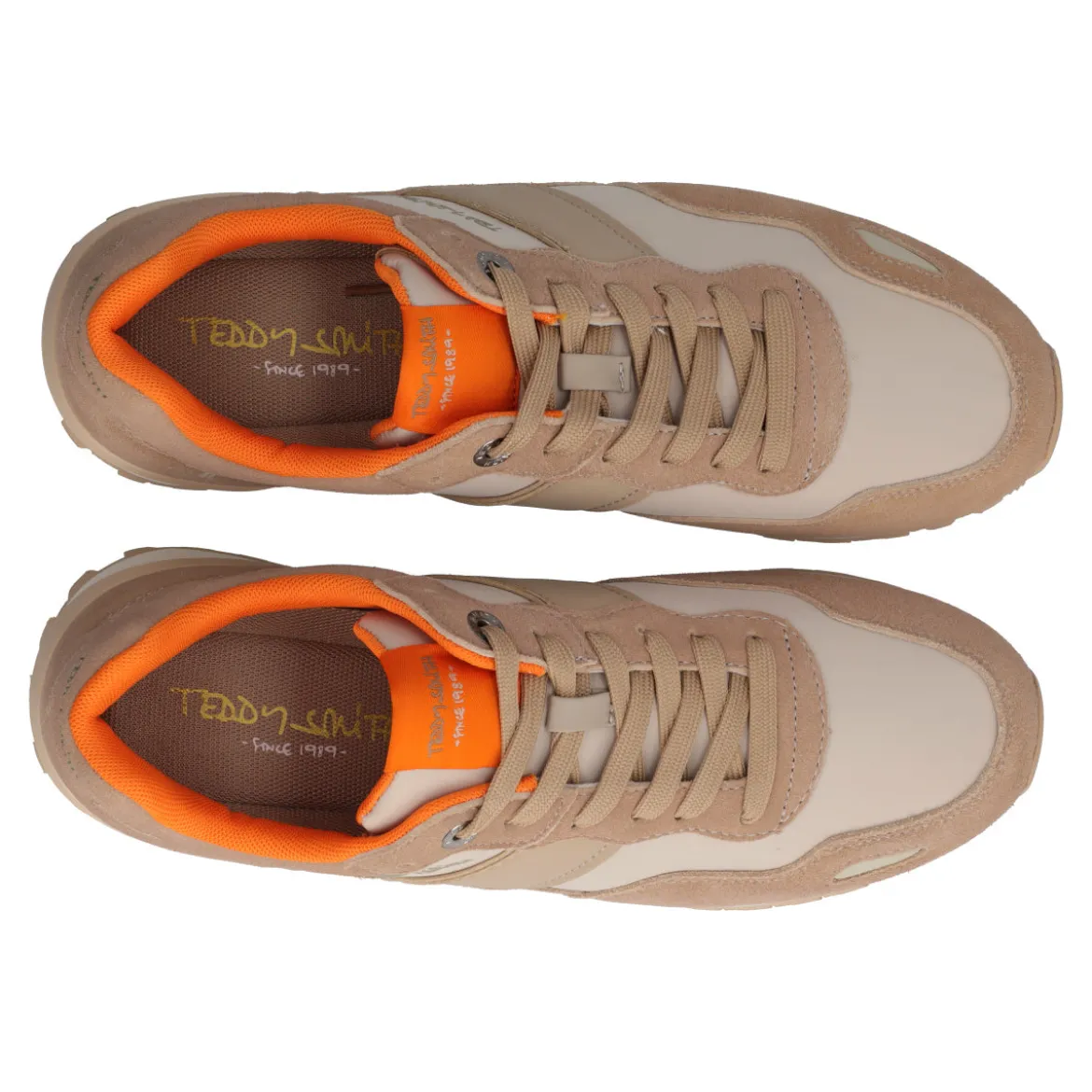 Sneakers Uomo Beige e Arancio