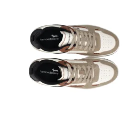 Sneakers Uomo Beige in Pelle