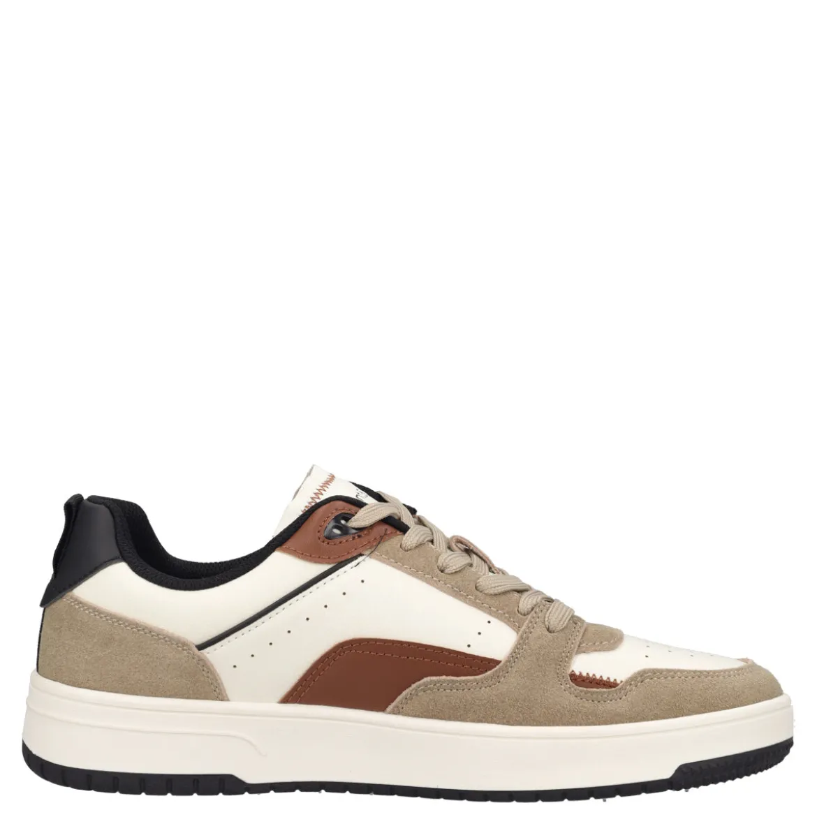 Sneakers Uomo Beige in Pelle
