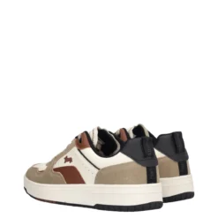 Sneakers Uomo Beige in Pelle