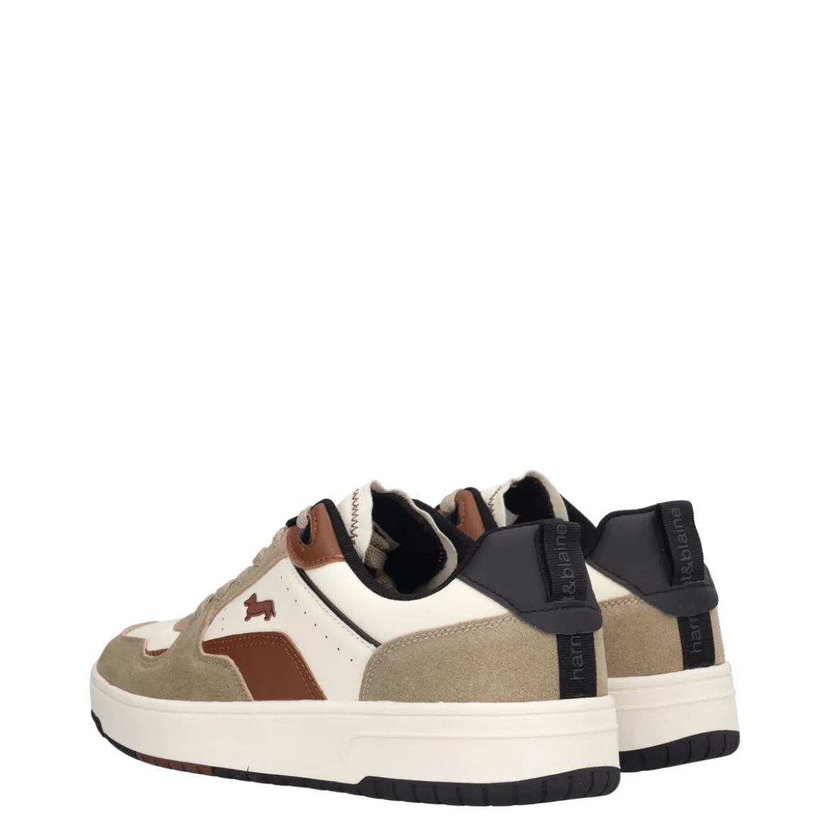 Sneakers Uomo Beige in Pelle