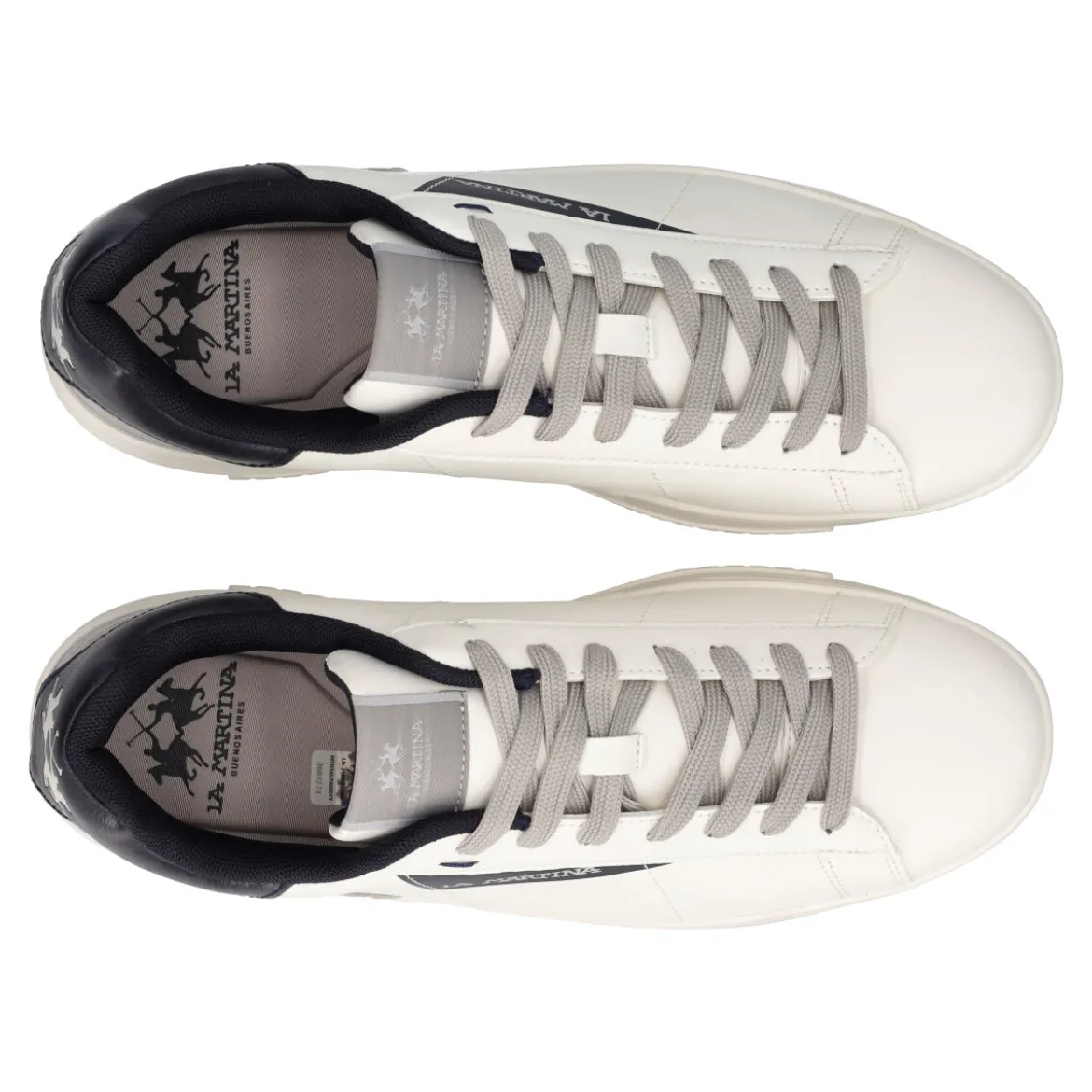 Sneakers Uomo Bianche, Blu e Grigie