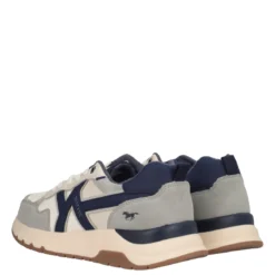 Sneakers Uomo Bianche, Grigie e Blu