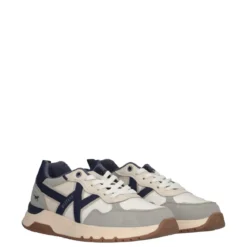 Sneakers Uomo Bianche, Grigie e Blu
