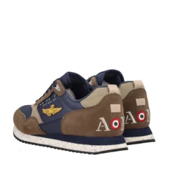 Sneakers Uomo Blu e Marroni