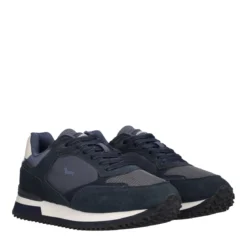 Sneakers Uomo Blu in Pelle
