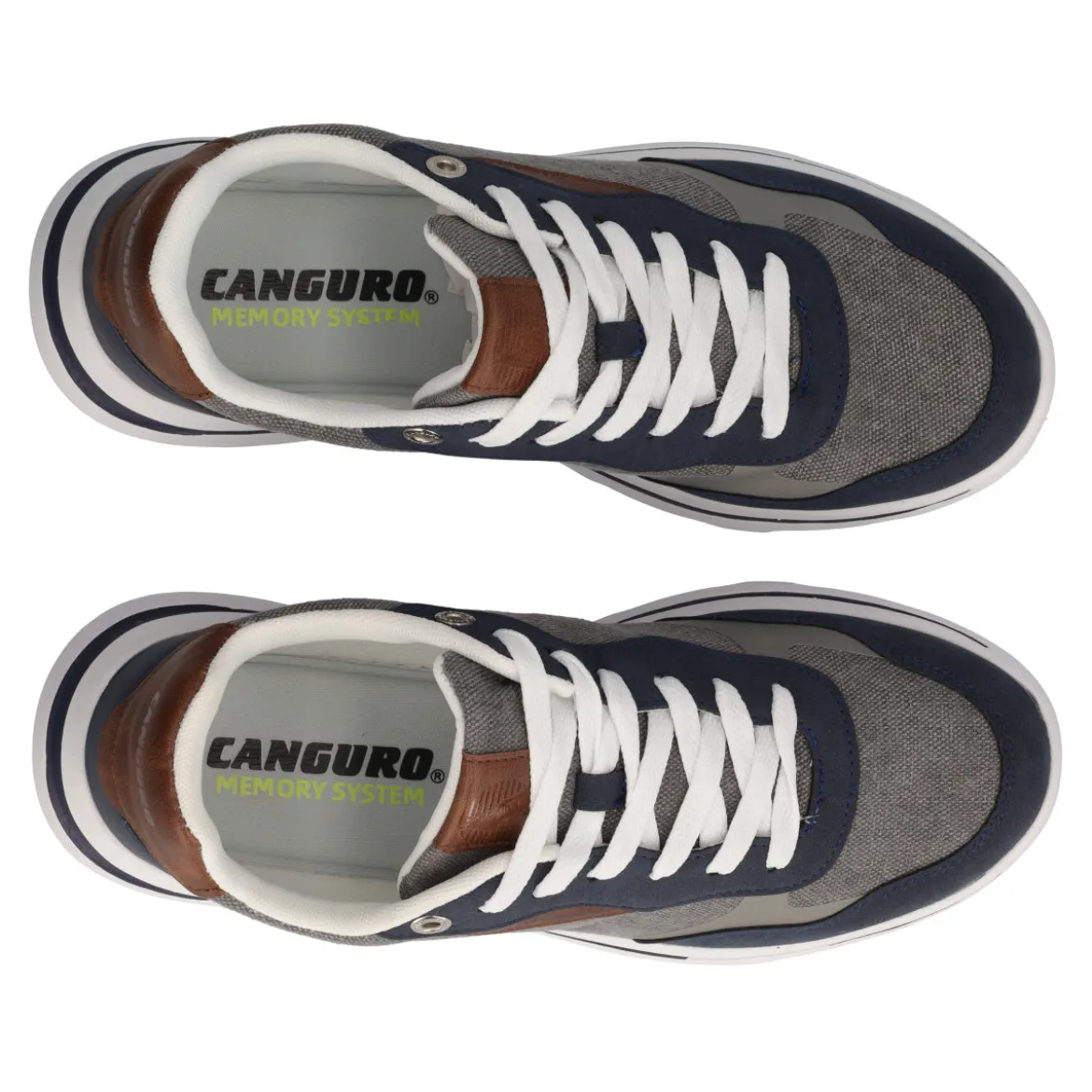 Sneakers Uomo Grigie e Blu