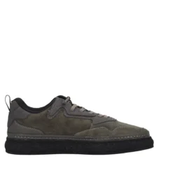 Sneakers Uomo Grigie in Pelle