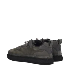 Sneakers Uomo Grigie in Pelle