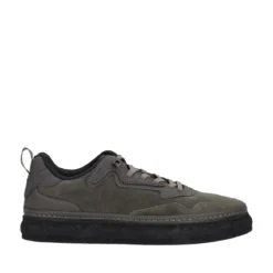 Sneakers Uomo Grigie in Pelle