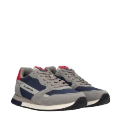Sneakers Uomo Grigie, Nere e Rosse