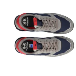 Sneakers Uomo Grigie, Nere e Rosse