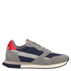 Sneakers Uomo Grigie, Nere e Rosse