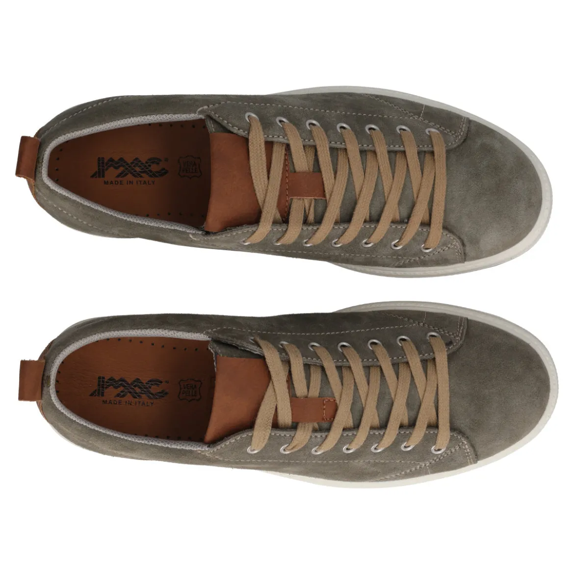 Sneakers Uomo Verdi in Pelle