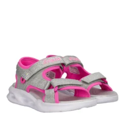 SOLA GLOW SANDAL Sandali Bambina Argento e Fucsia