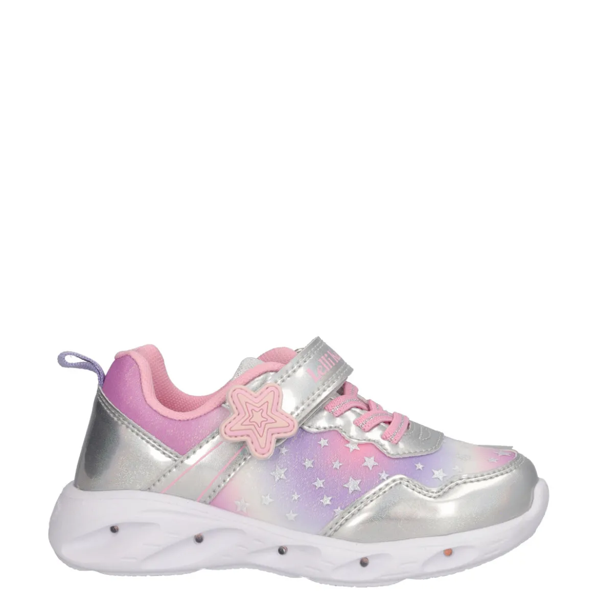 STELLA Sneakers Bambina Argento con Luci
