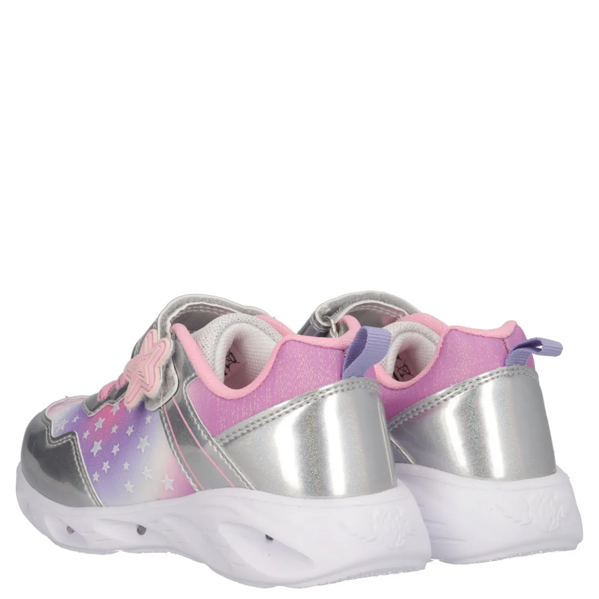 STELLA Sneakers Bambina Argento con Luci