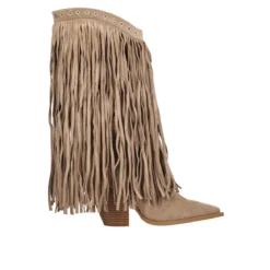 Stivale Donna Beige