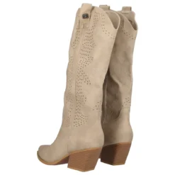 Stivale Donna Beige Texano