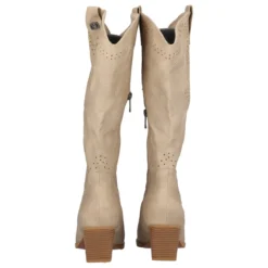Stivale Donna Beige Texano