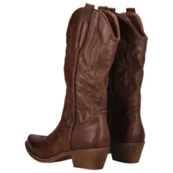 Stivale Donna Marrone Texano