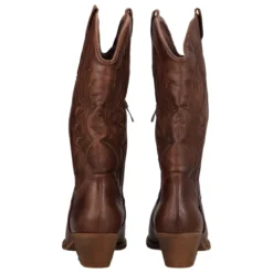 Stivale Donna Marrone Texano