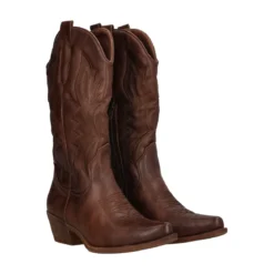 Stivale Donna Marrone Texano