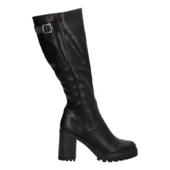 Stivale Donna Nero Tacco largo