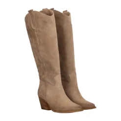 Stivale Taupe Texano in Pelle