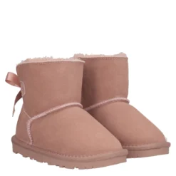 Stivaletti Bambina Rosa in Pelle
