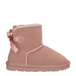 Stivaletti Bambina Rosa in Pelle