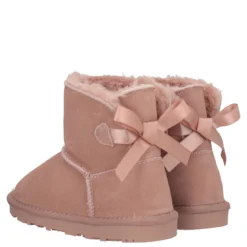 Stivaletti Bambina Rosa in Pelle