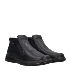 Stivaletti Comfort Uomo Neri in Pelle