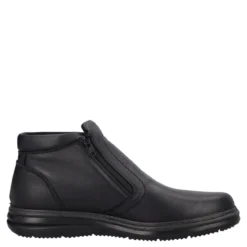 Stivaletti Comfort Uomo Neri in Pelle