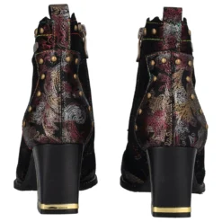 Stivaletti Donna Bordeaux in Pelle