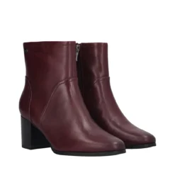 Stivaletti Donna Bordeaux in Pelle