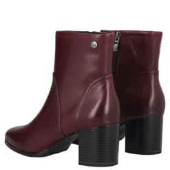 Stivaletti Donna Bordeaux in Pelle