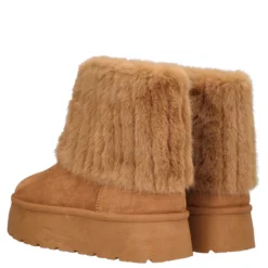Stivaletti Donna Camel