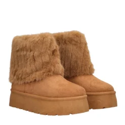 Stivaletti Donna Camel
