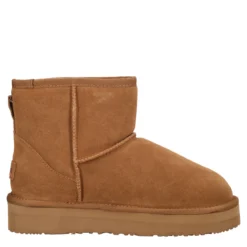 Stivaletti Donna Camel in Pelle