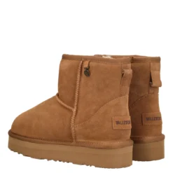 Stivaletti Donna Camel in Pelle