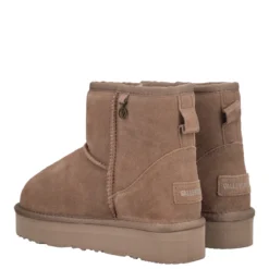 Stivaletti Donna Taupe in Pelle