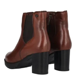 Stivaletti in pelle tacco 7 cm