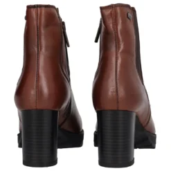 Stivaletti in pelle tacco 7 cm