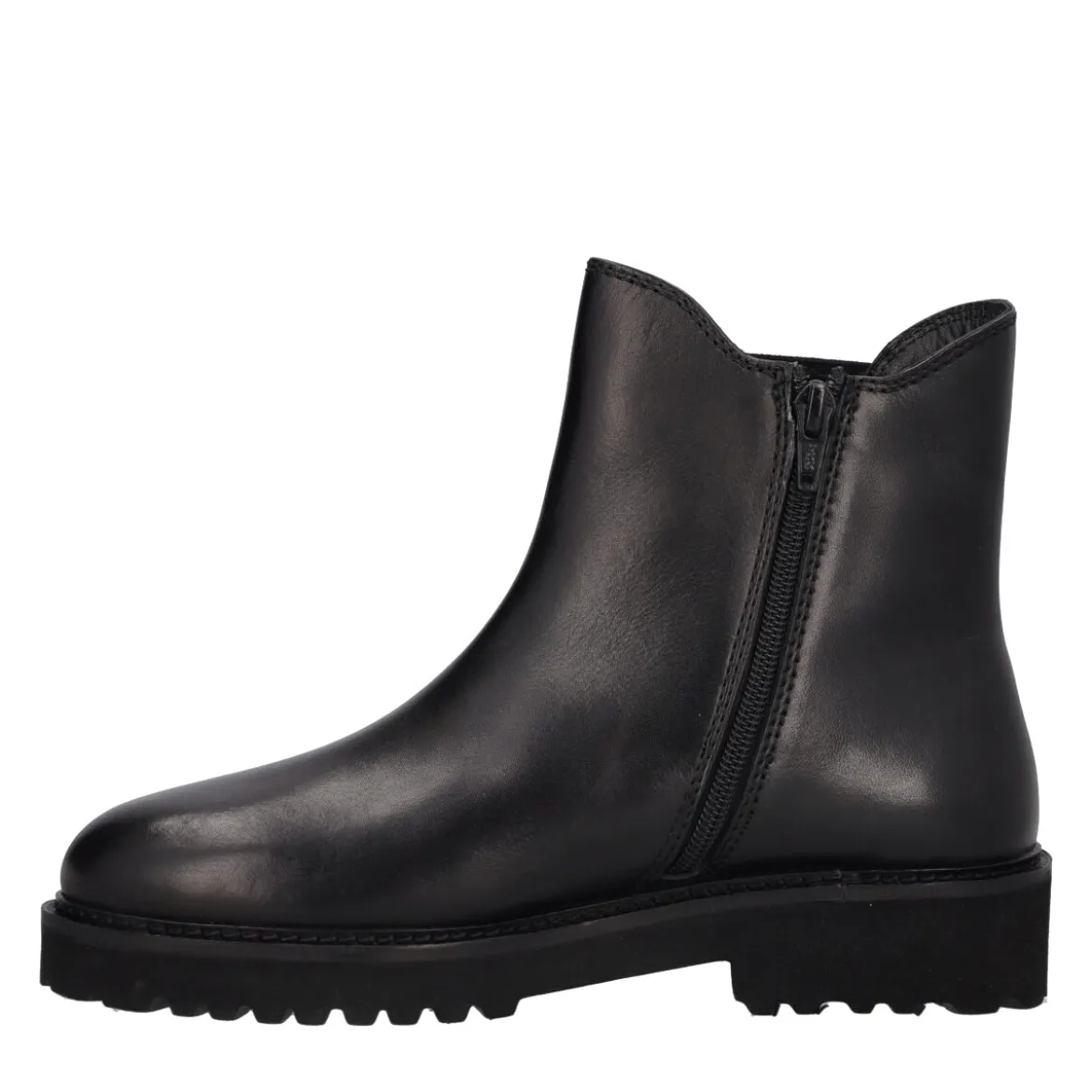 Stivaletto in pelle basso